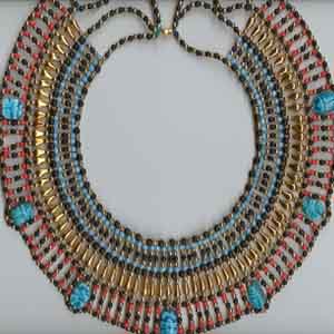 Cleopatra beaded necklace (EA001)